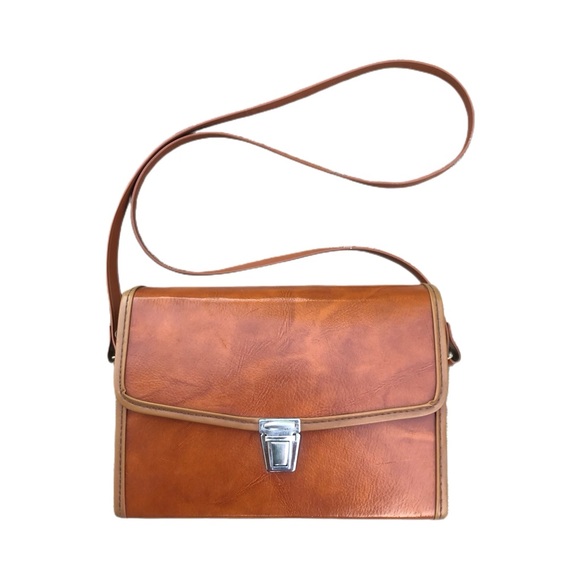 Vintage Handbags - Vintage Leather Binocular Case